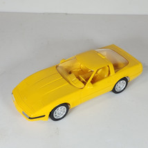 Vintage 1992 Chevy C4 Corvette ZR-1 Chevrolet Dealer Promo Car Yellow AMT ERTL 6 - £19.36 GBP