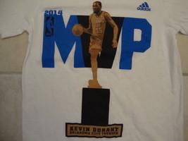 NBA Oklahoma City Thunder Kevin Durant 35 Basketball Fan 2014 adidas T Shirt S - £11.88 GBP