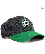 Reebok Dallas Stars Playoff Structured Flex Fit Hat-Black/Green,S/M - £19.45 GBP