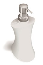 Amara soft white porcelain table soap dispenser. - $69.99+