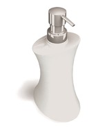 Amara soft white porcelain table soap dispenser. - $95.72 CAD