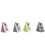 Kitchen Dish Towels Set of 4 Designs 2 Pack Sets - 8 Towels  15 x 25 Flo... - $39.22 CAD