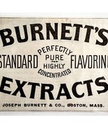 Burnetts Flavoring Extract 1885 Advertisement Victorian Baking Boston DW... - $27.22 CAD