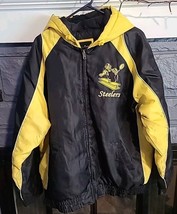 Vintage NFL Pittsburgh Steelers Jacket Coat XL - Steely McBeam Logo - RARE! - $199.89