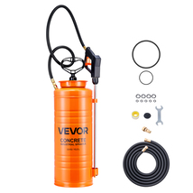 VEVOR Industrial Concrete Sprayer 3.5Gal 20.5" Wand 2 Brass Nozzles for ... - $112.90