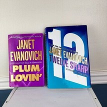 Janet Evanovich Lot of Two Novels Twelve Sharp and Plum Lovin&#39; Books - £11.68 GBP