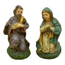 Roman Fontanini Figurine Italy Nativity Christmas Mary & Joseph Kneeling - $17.81