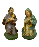 Roman Fontanini Figurine Italy Nativity Christmas Mary &amp; Joseph Kneeling - £14.21 GBP