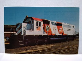 Railroad Postcard Train Railway Burlington Northern Locomotive Patriotic 1976 - £4.53 GBP