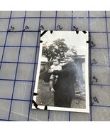 1920s Photograph Chubby Boy Holding Baby - €9,48 EUR