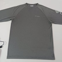 Columbia PFG M1409 Men’s Gray Fishing Graphic Long Sleeve Pullover Shirt Large image 12