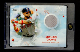 2020 Topps Holiday Jersey Relic Swatch #WHR-MC Michael Chavis Boston Red Sox - £2.26 GBP