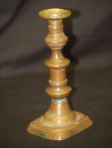 Antique Brass Candlestick Candle Stick Holder Vintage Nice Patina Mantel... - $36.62