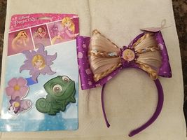 Disney&#39;s Princess Rapunzel Headband And Patch Set Dress Up Cosplay Costume - £7.99 GBP