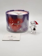 Swarovski Christmas Kris Bear Annual Edition Bell Red Santa Hat 5003400 2013 - $128.08