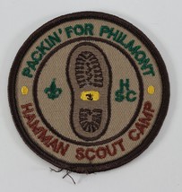 Vintage HSC Hamman Scout Camp Packin&#39; Philmont Boy Scouts BSA Camp Patch - £9.03 GBP