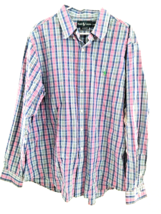 Ralph Lauren Custom Fit Long Sleeve Men&#39;s Button Front Size XXL Shirt Green Pony - £22.75 GBP