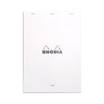 Rhodia 18601C Lined Head Stapled Pad, A4 - White  - £11.30 GBP