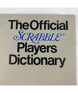 The Official Scrabble Players Dictionary Guide Book Selchow &amp; Righter 1978 - £9.44 GBP