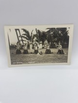 Postcard RPPC Hula Dancing Honolulu Hawaii Vintage 1930s - £5.98 GBP