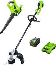 Greenworks DigiPro G-MAX 40V Cordless String Trimmer and, Ion Battery - £335.62 GBP