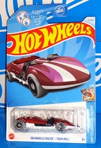 Hot Wheels 2024 HW Celebration Racers #27 HW BRAILLE Racer Twin Mill Magenta - £2.35 GBP