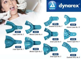 Dental Impression Trays Upper Lower Quadrant Anterior All Sizes 12/BAG - £5.20 GBP