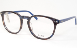 Sting Smack 3 VS6587 06WR Marrone Blu Unico Occhiali da Sole Telaio 49-20-140mm - $76.18