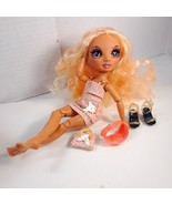 Rainbow High Fashion Doll Georgia Bloom series 3 Peach &amp; skirt top outfi... - $713.00 MXN