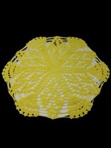 Hand Made Yellow Round Crochet Dollie - £4.75 GBP