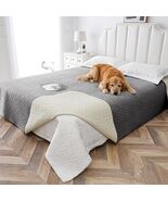 Tuffeel Waterproof Dog Couch Cover Pet Sofa Protector King 82x102 Dark Grey - $58.30