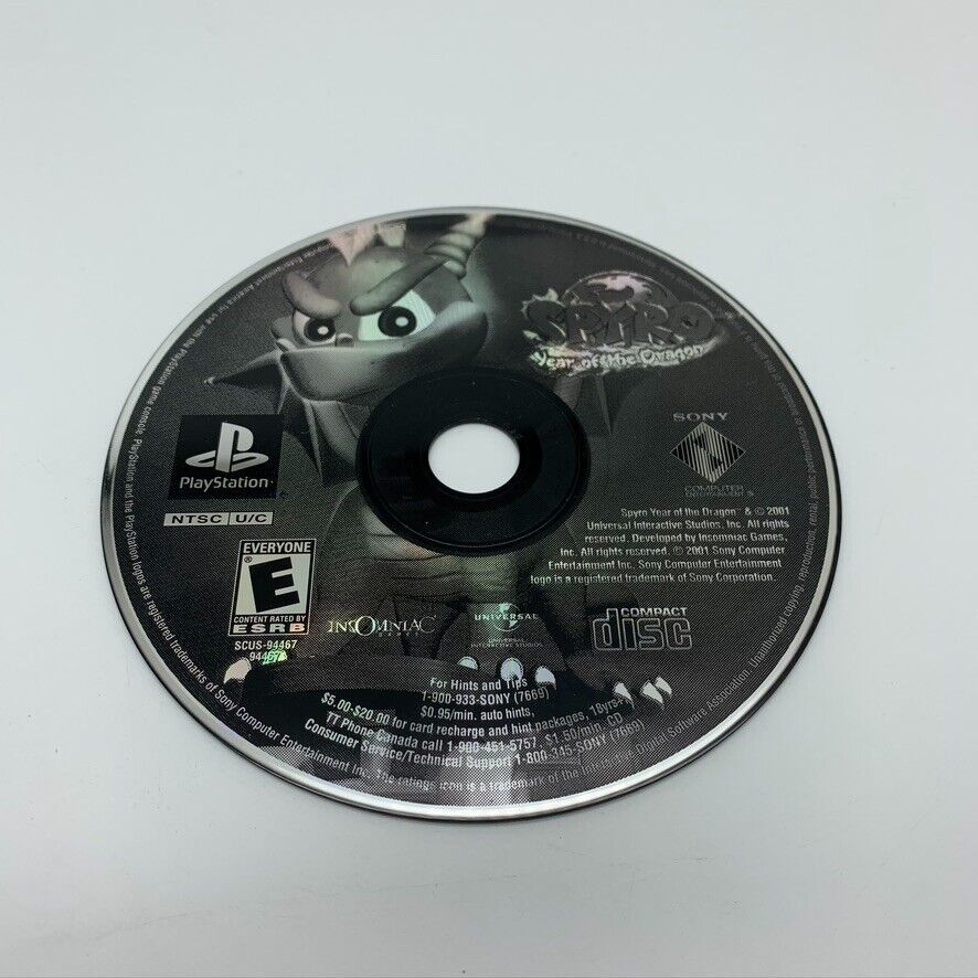 Spyro Year of the Dragon | Sony PS1 PlayStation 1, 2001 | Disc Only | TESTED - $8.90