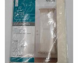 Style Selections ~ 59&quot; X 72&quot; Sheer Door Panel Eggshell Curtain 100% Poly... - £7.17 GBP