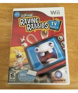 Rayman Raving Rabbids Game TV Party Nintendo Wii Complete W/ Manual 0662 B9 - $4.94