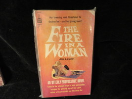 The Fire In A Woman Paperback Book Beacon B697X Jim Layne 1964 - £3.97 GBP