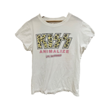Recycled Karma Kiss Rock Band Animalize Girls Tee Shirt New With Tags - £19.77 GBP