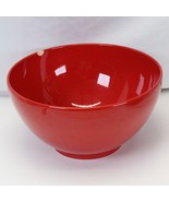 Waechtersbach  11&quot; Germany  Serving Bowl Cherry Red Earthenware / Chippe... - $296.10 MXN