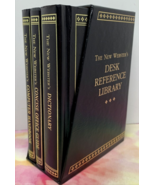 New Webster&#39;s Comprehensive Desk Reference Library 3 Hardback Book in Sl... - £9.61 GBP