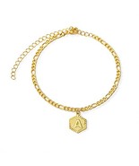 Hot Selling Cuban Link Anklet With Letters Adjustable Stainless Steel Te... - $25.00