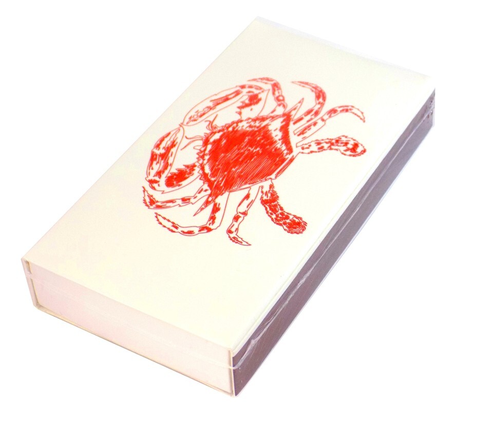 The Joy of Light Designer Matches Red Crab on White 4" Matches Item image 2