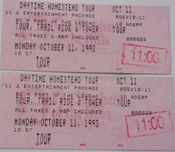 Vintage The Shepherd Of The Hills Two Daytime Homestead Tour Used Ticket... - $1.99