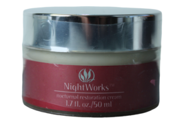 Serious Skincare NIGHTWORKS Nocturnal Restoration Cream 1.7 oz / 50 ml Jar - £7.15 GBP