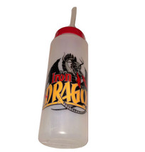 Cedar Point “Iron Dragon” Water Bottle W/ Cap &amp; Straw Vintage Water Bott... - £55.02 GBP