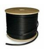 RG59 18/2 Bare Copper Coaxial Cable CCTV(95% BC Braid) -  500FT Black - £130.81 GBP