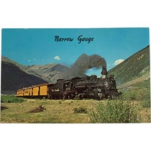 Vintage Postcard locomotive train, Denver &amp; Rio Grande, Silverton, CO - $9.99