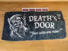 Death&#39;s Door &quot;Your Soles Are Mine!&quot; 24&quot;x12&quot; Door Mat - Loot Fright Exclu... - £15.70 GBP
