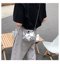 Chic Silver Cute Lady Party Clutch Bowknot Decoration Casual Women Purses and Ha - £23.96 GBP