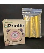 PeriPage Mini A6 Thermal Printer Pictures Labels Receipts Plus 6 Rolls o... - $741.14 MXN