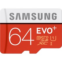 Samsung 64GB Evo Plus Class 10 Micro Sdxc With Adapter 80MB/S (MB-MC64DA/AM) - £22.10 GBP