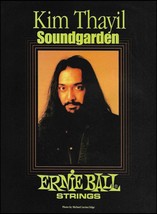 Soundgarden Kim Thayil 1994 Ernie Ball guitar strings advertisement 8 x 11 ad - £3.38 GBP